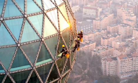 清洗青島電視塔